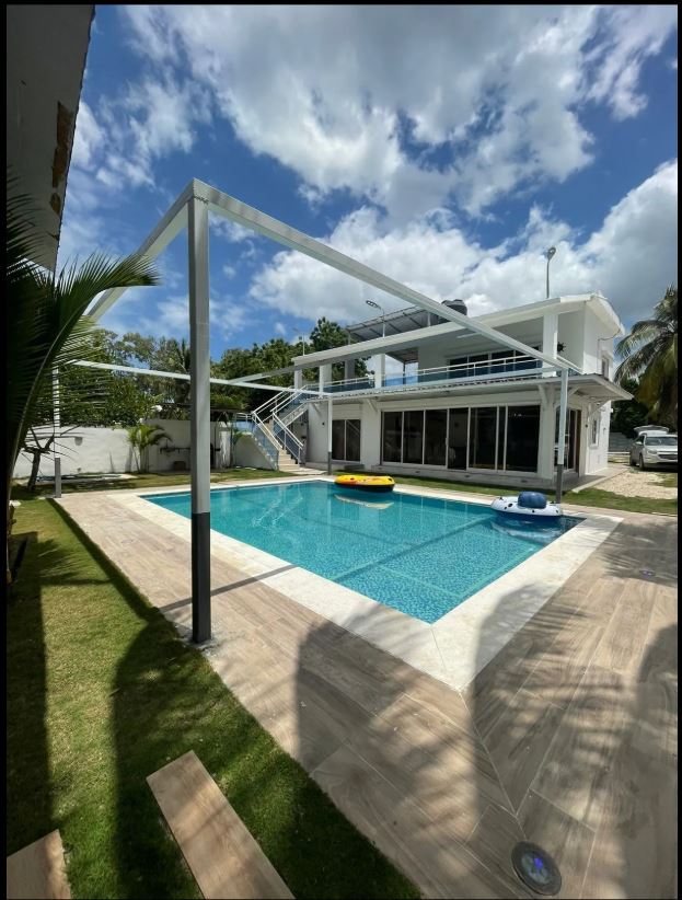 casas vacacionales y villas - Villa en en ocoa en primera linea de Playa 