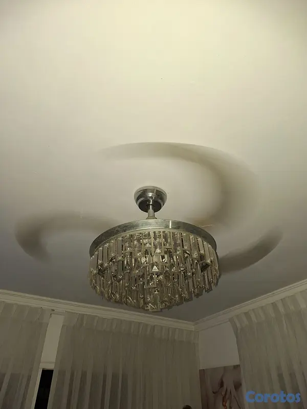 electrodomesticos - LAMPARA CON ABANICO Y CONTROL REMOTO  3