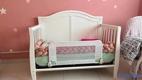 muebles - CUNA CONVERTIBLE COLCHÓN INCLUIDO Y MOSQUITERO  2