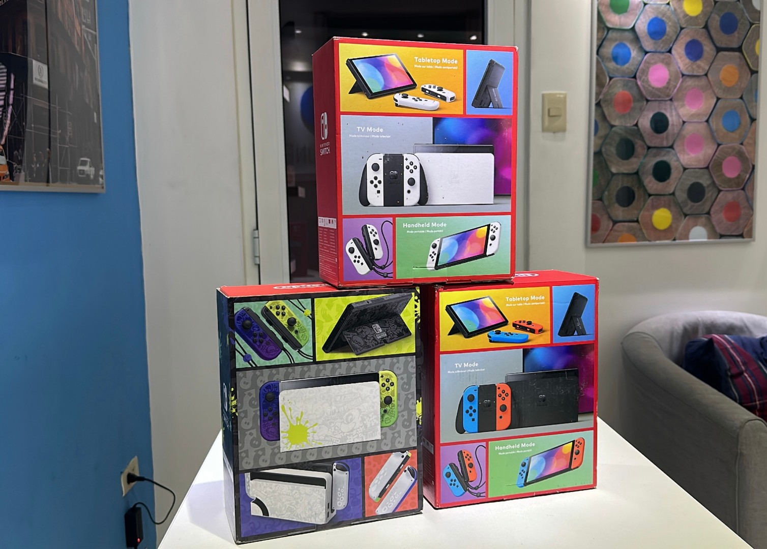 consolas y videojuegos - Vendo Nintendo Switch OLED Nuevos Sellados , Garantía , RD$ 19,400 NEG 2