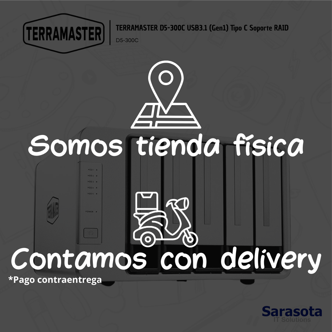accesorios para electronica - Terramaster Raid Store D5-300C Somos Sarasota 2