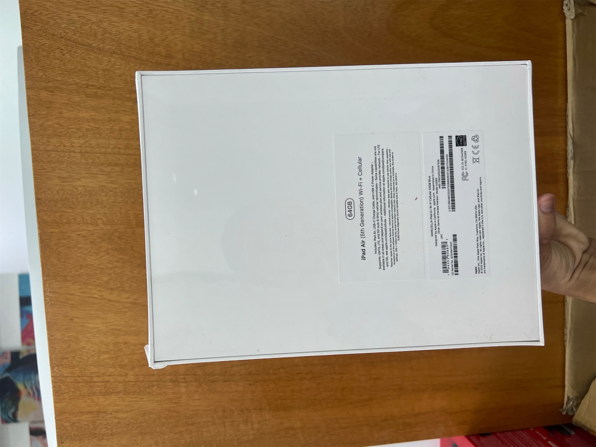 celulares y tabletas - iPad Air 5TA Generación 64gb Azul Sellada 3