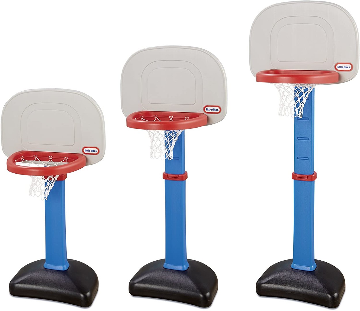 accesorios - 
Little Tikes- Juego de baloncesto EasyScore, 3 balones de básquetbol, Azul