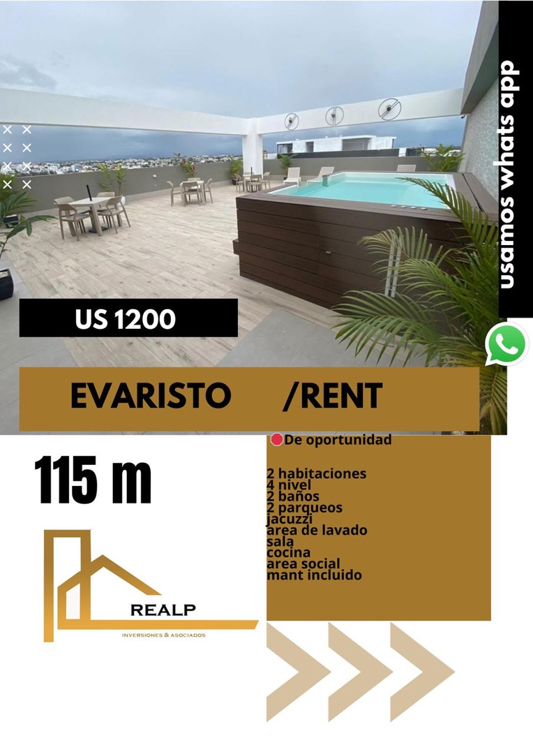 apartamentos - Apto Evaristo morales vacío 2hab 0