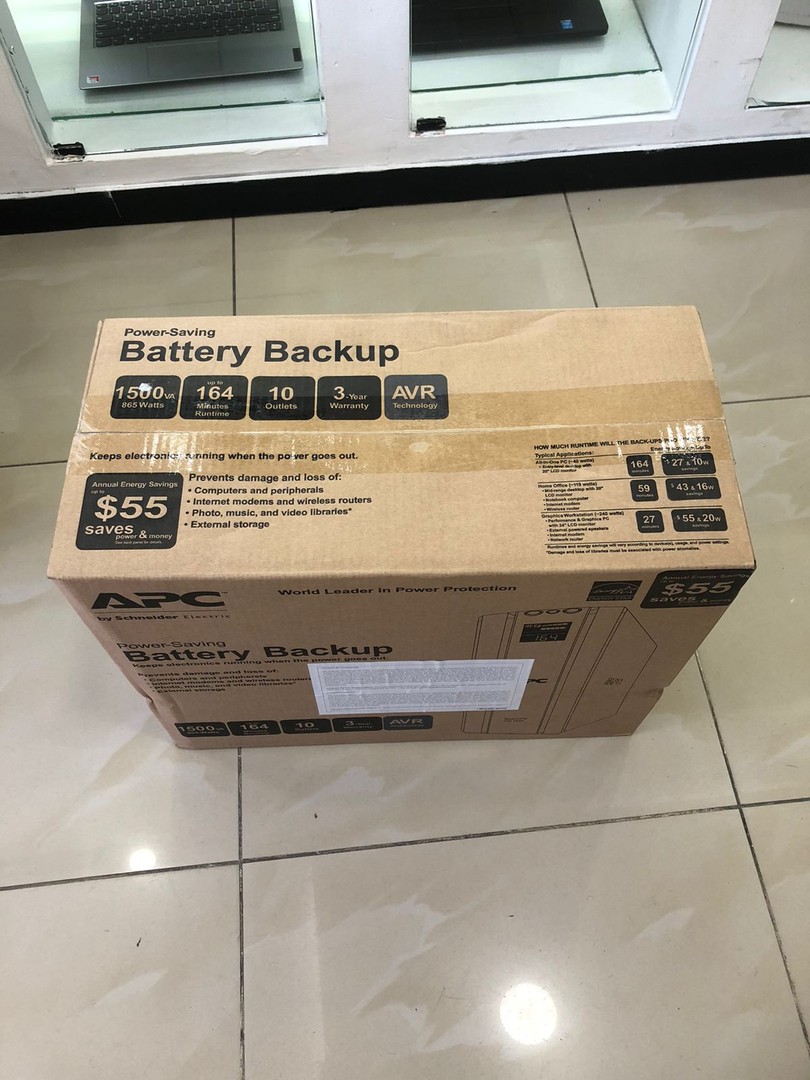 otros electronicos - UPS APC 1500G - 1500VA - 865 Walts - Battery Backup