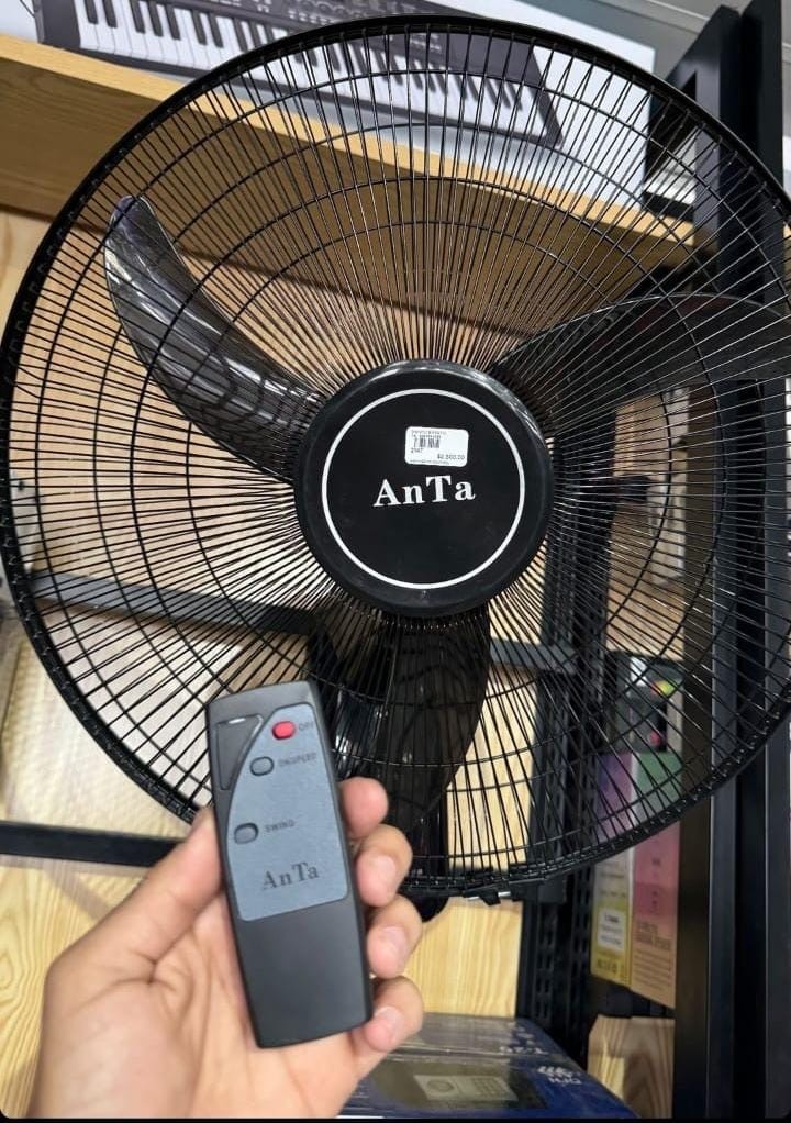 aires acondicionados y abanicos - Abanico de pared con control remoto, ventilador 18" 0