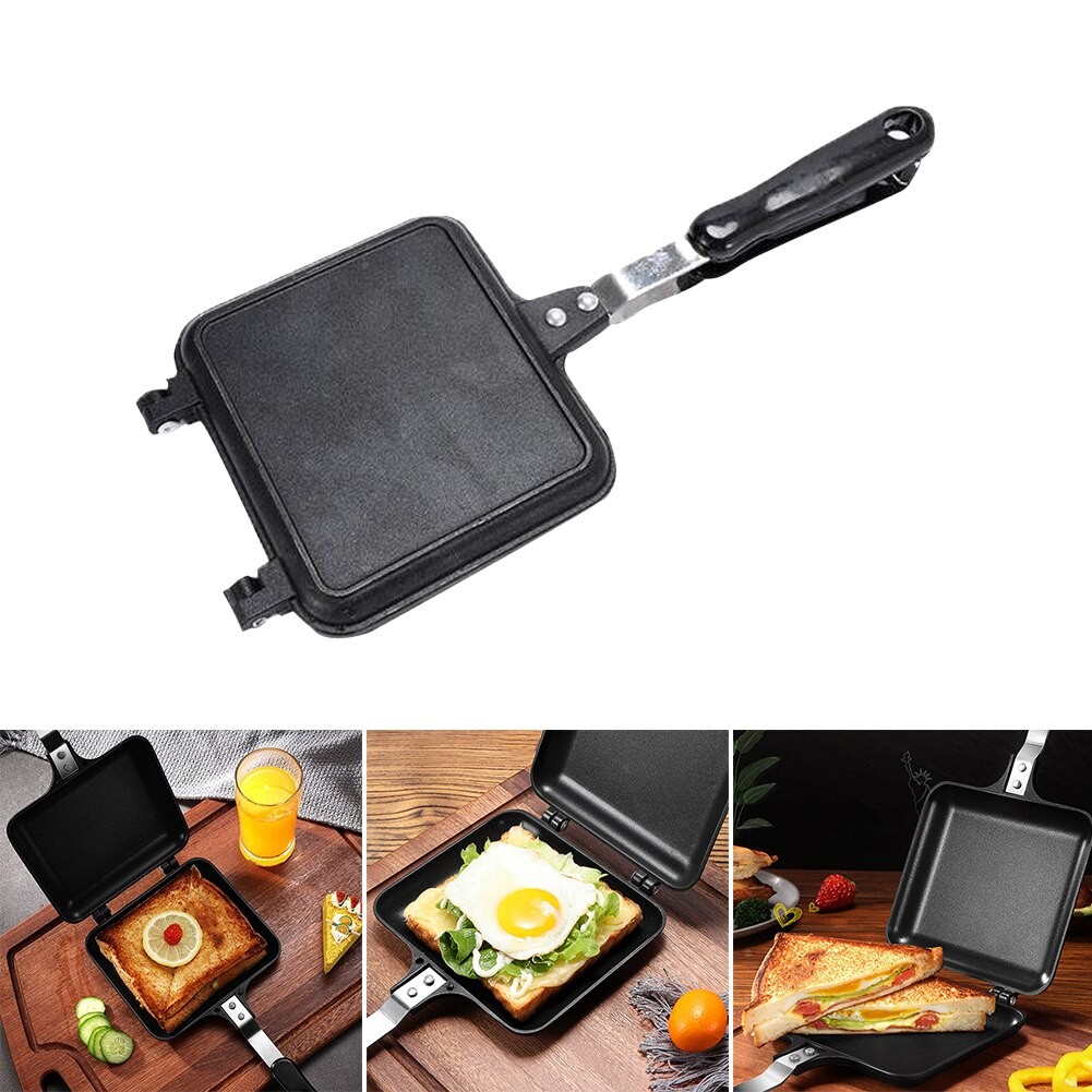 cocina - Sartén para sándwich, tostadas y pan de pastel de doble cara, herramienta. 2