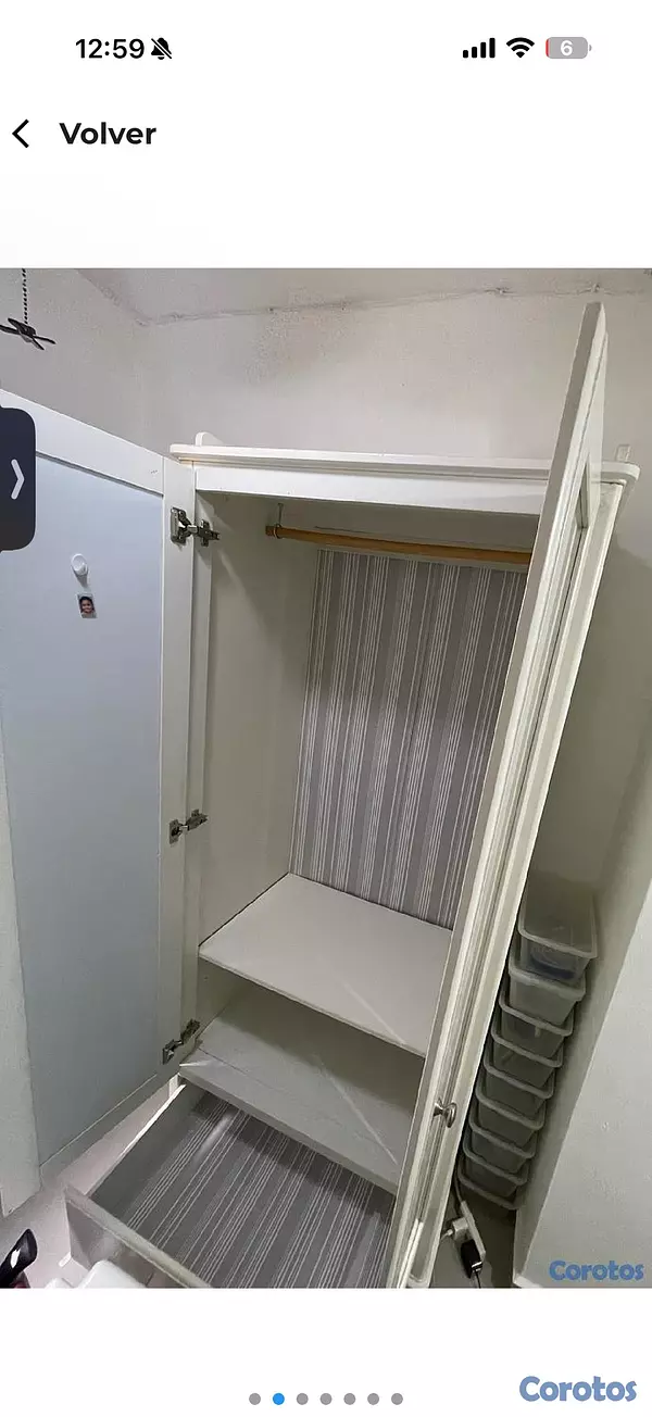 muebles y colchones - almario con espejo y gavetas  3