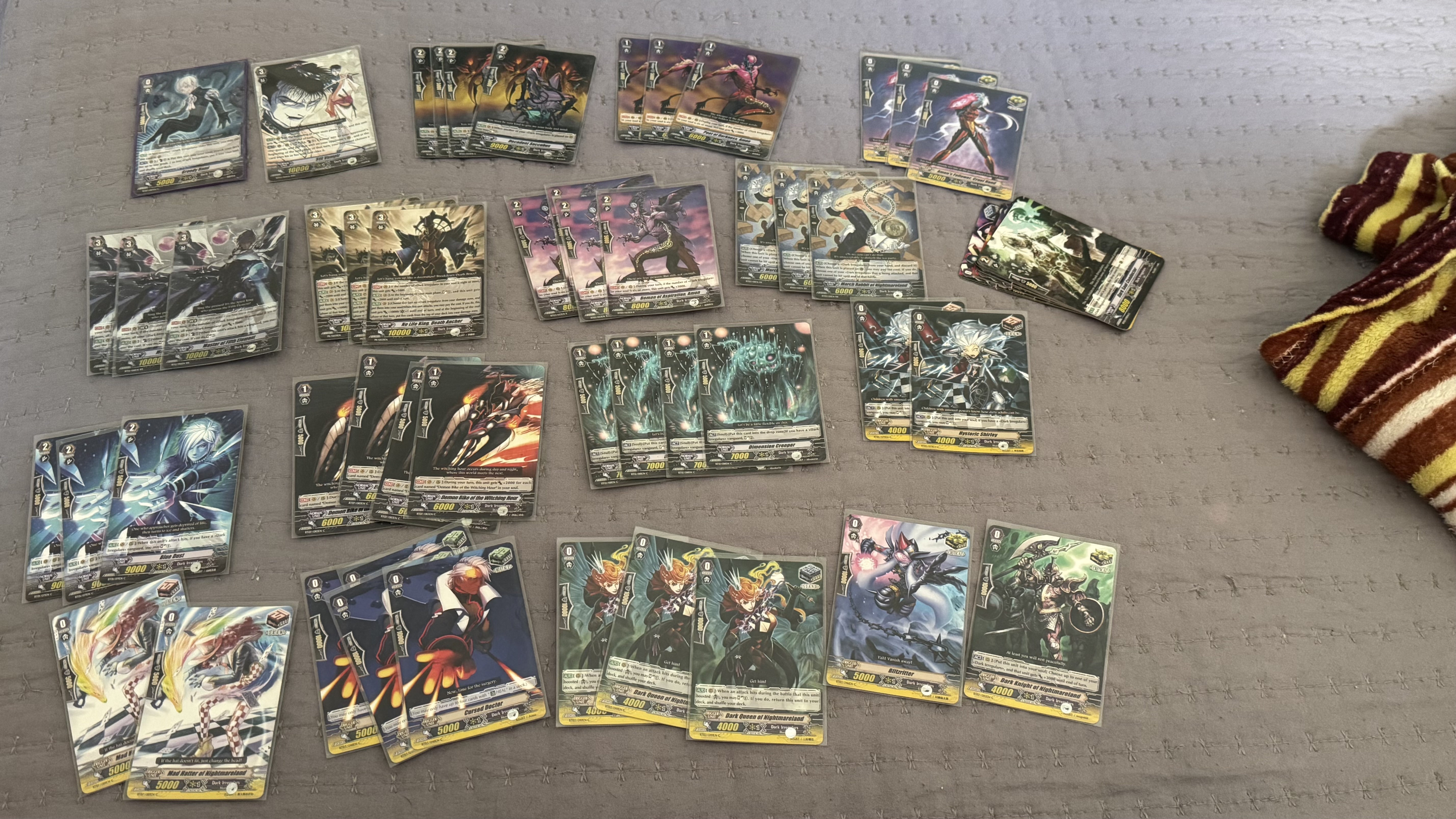 hobby y coleccion - Deck de cardfight vanguard. 1