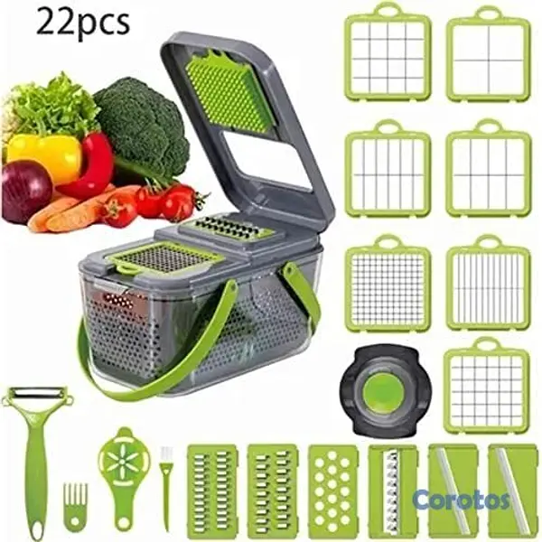 cocina - Cortador de vegetales multifuncional pica todo 2
