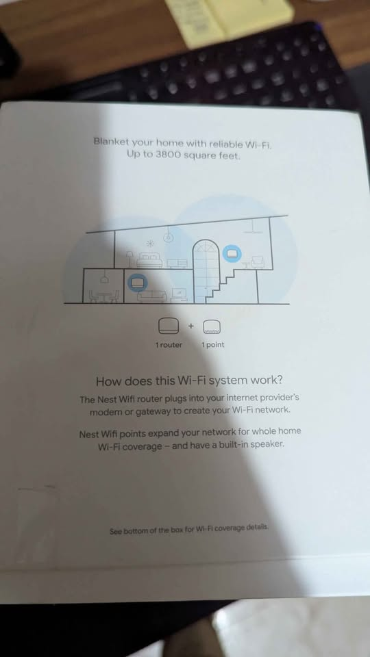 otros electronicos - Smart Router Google Nest punto de acceso H2D expan 2
