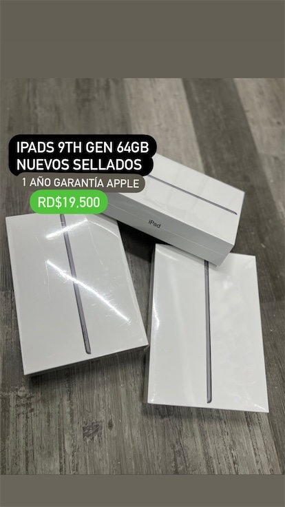 celulares y tabletas - iPAD 9TH GEN 64GB NUEVOS SELLADOS
