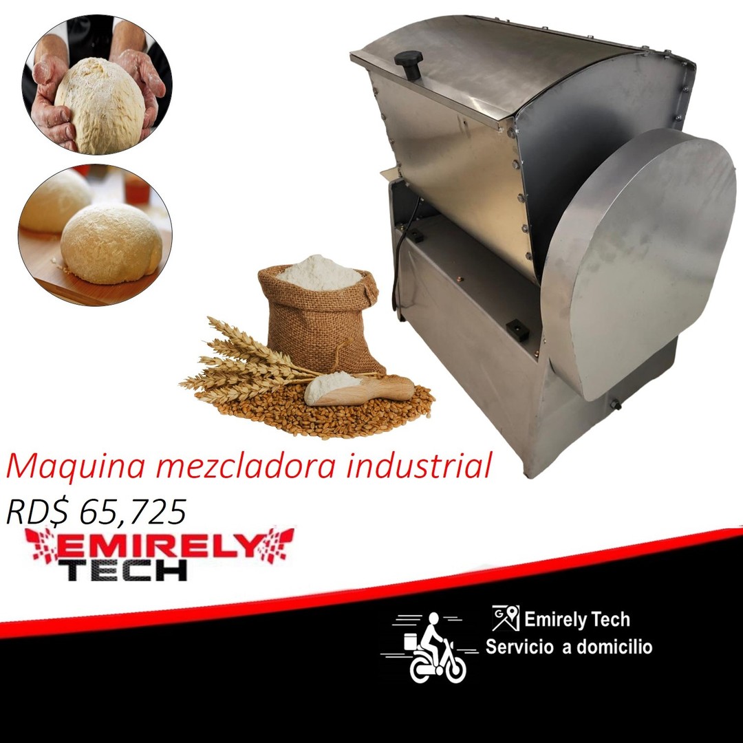 equipos profesionales - Máquina industrial amasadora mezcladora de masa de harina pan pizza bizcocho
