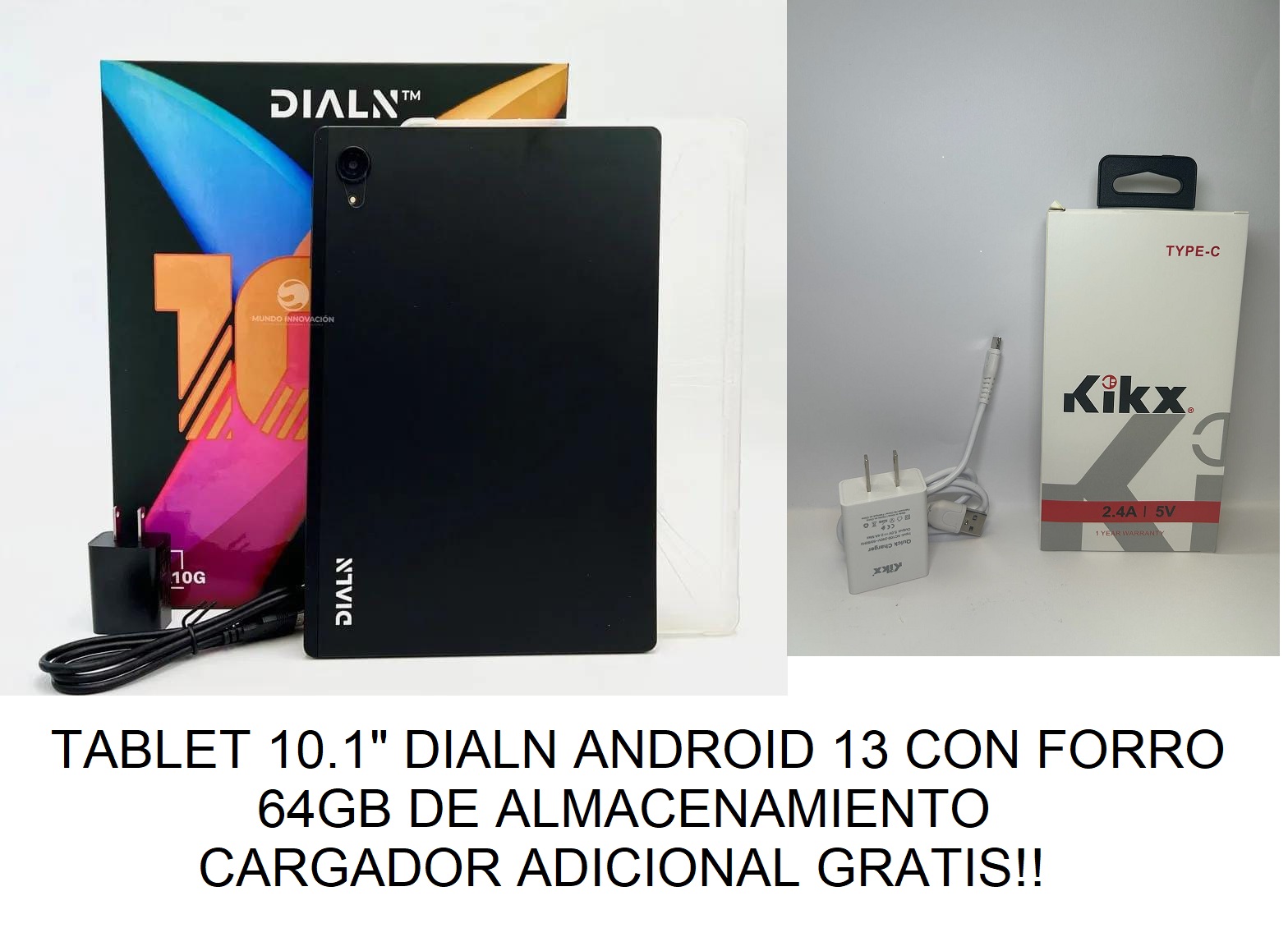 celulares y tabletas - Tablet Dialn X10 64GB / 3GB Ram Con Chip Nueva