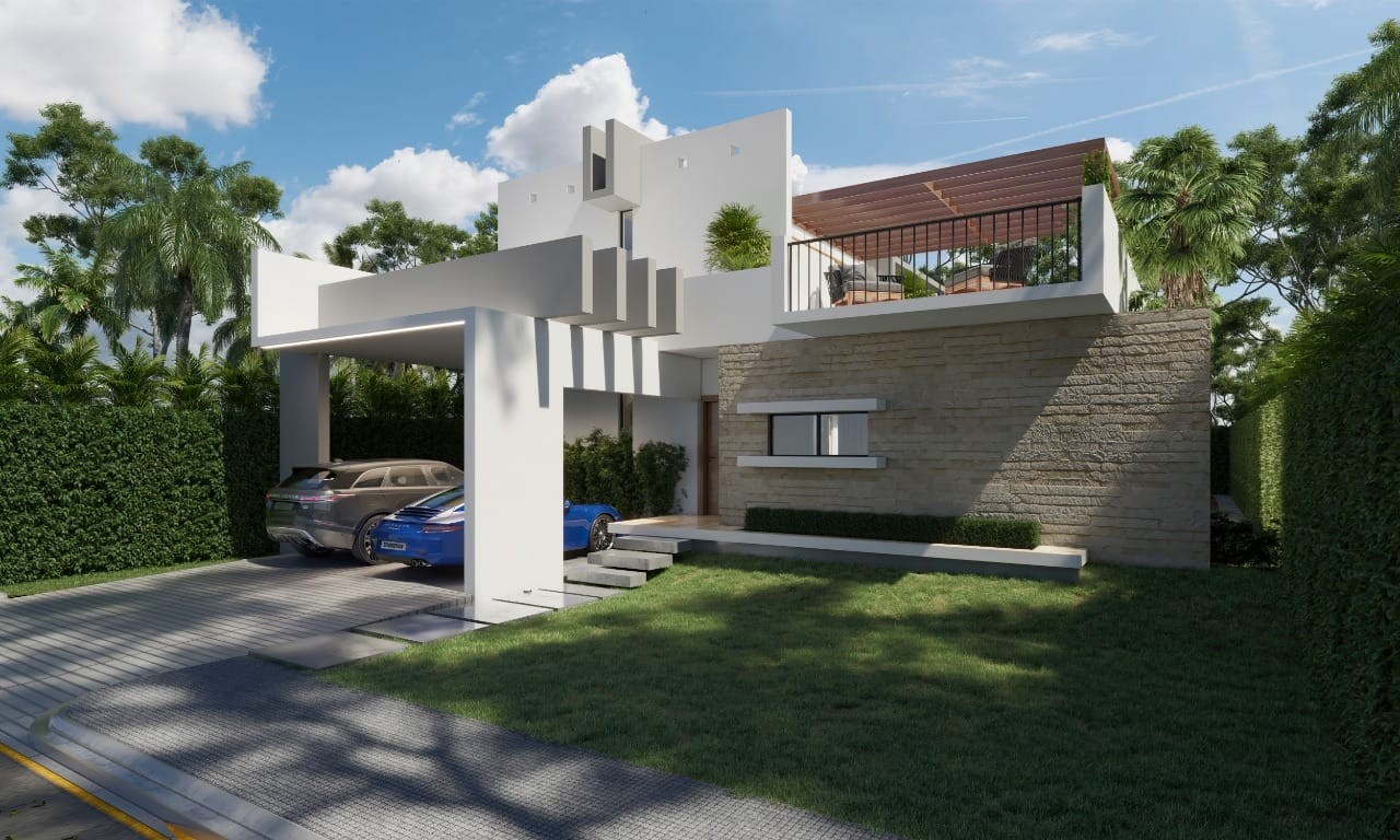 casas - Hermosa villa lista en 45 días con vista al mar moderna con financiamientos 4