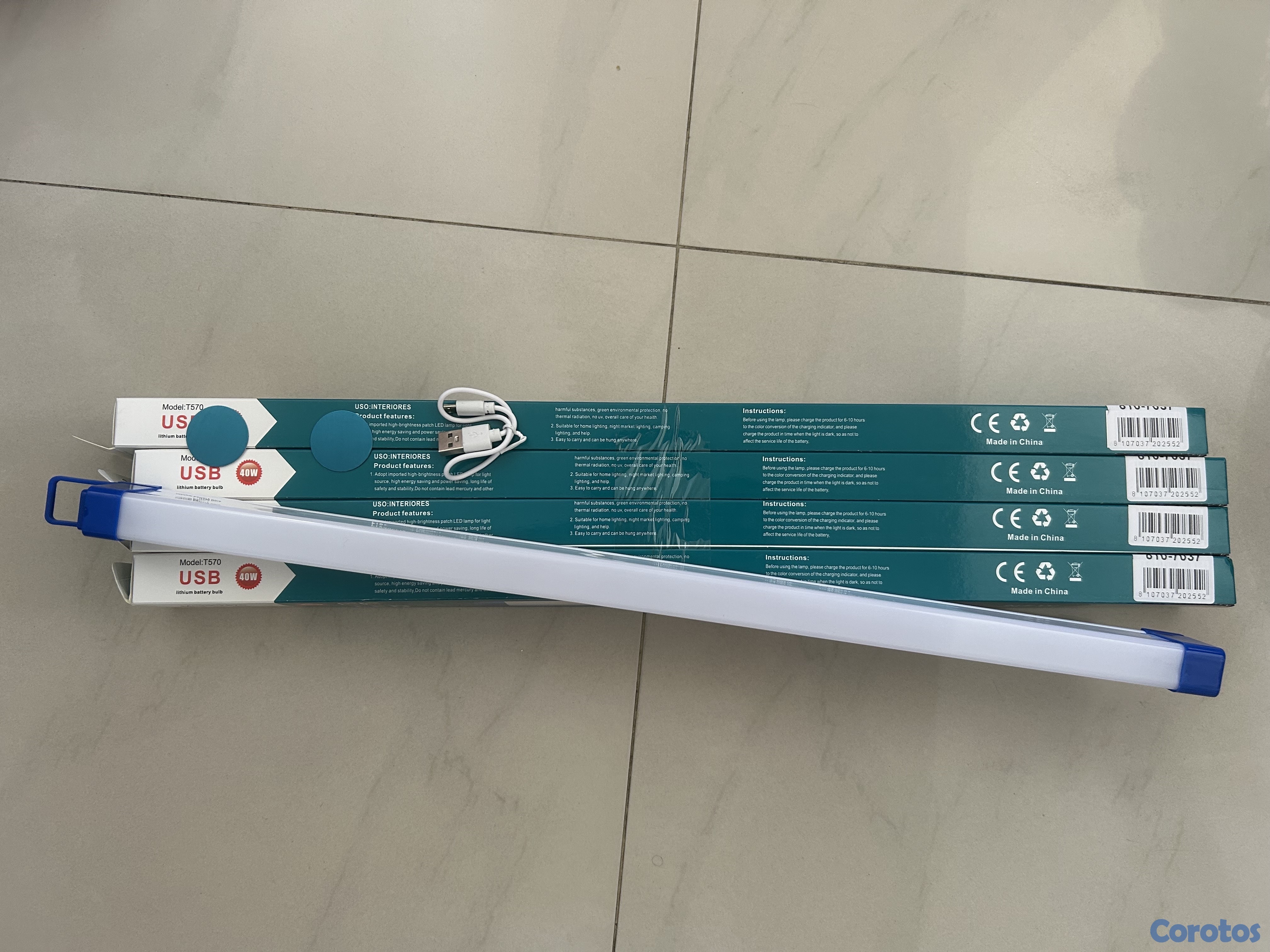 otros electronicos - Lámpara Led recargable.  3