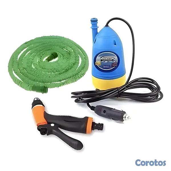 herramientas, jardines y exterior - Bomba de Agua Portátil 12V Auto Hidrolavadora Mang 1