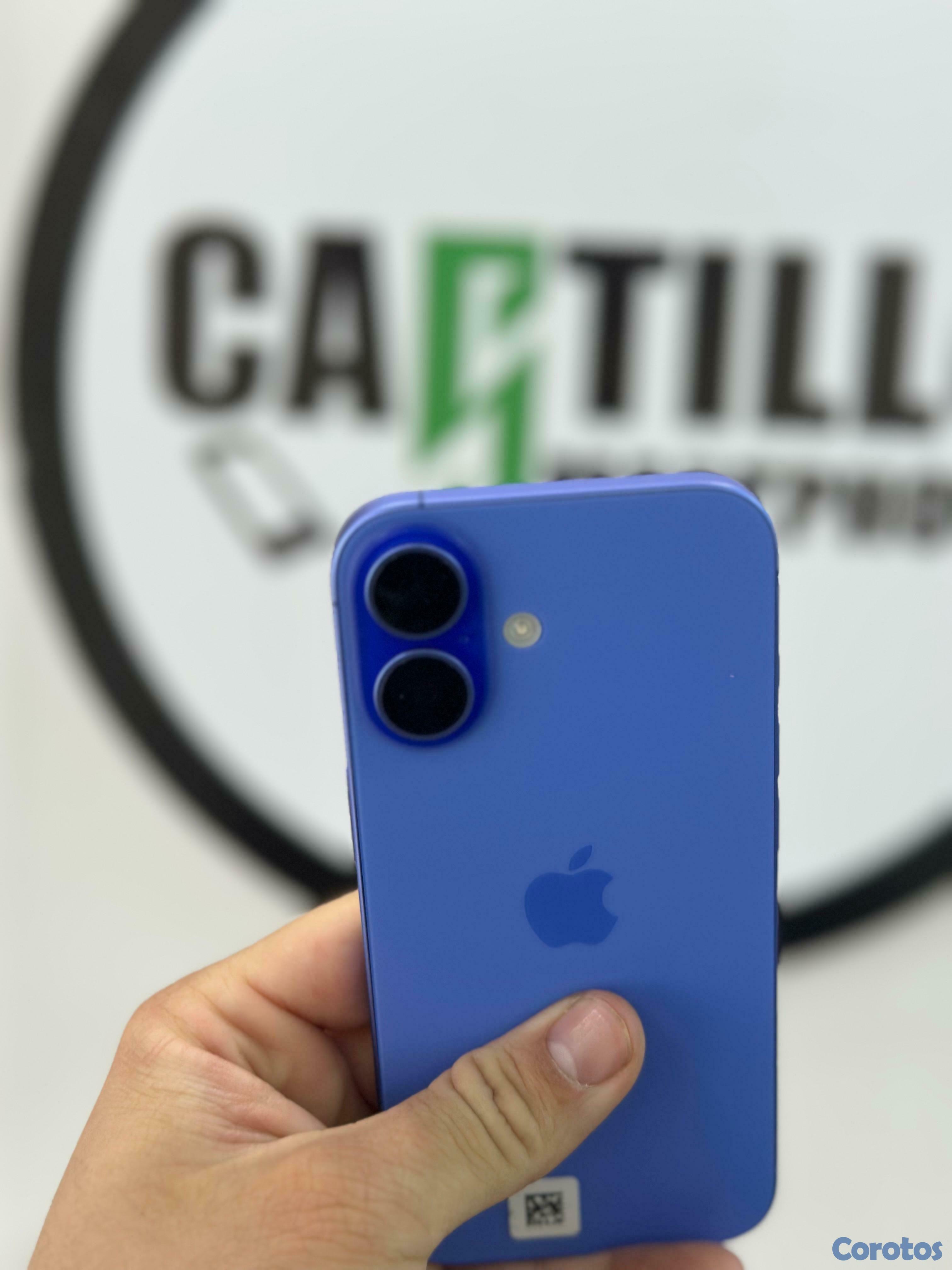 celulares y tabletas - iPhone 16 NORMAL AZUL 256GB Factory Unlocked 2