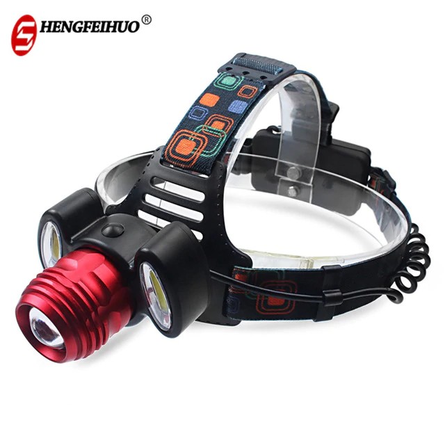 bicicletas y accesorios - Lampara Linterna De Cabeza Luz Led Recargable. Pesca. Bicicleta Camping foco 6