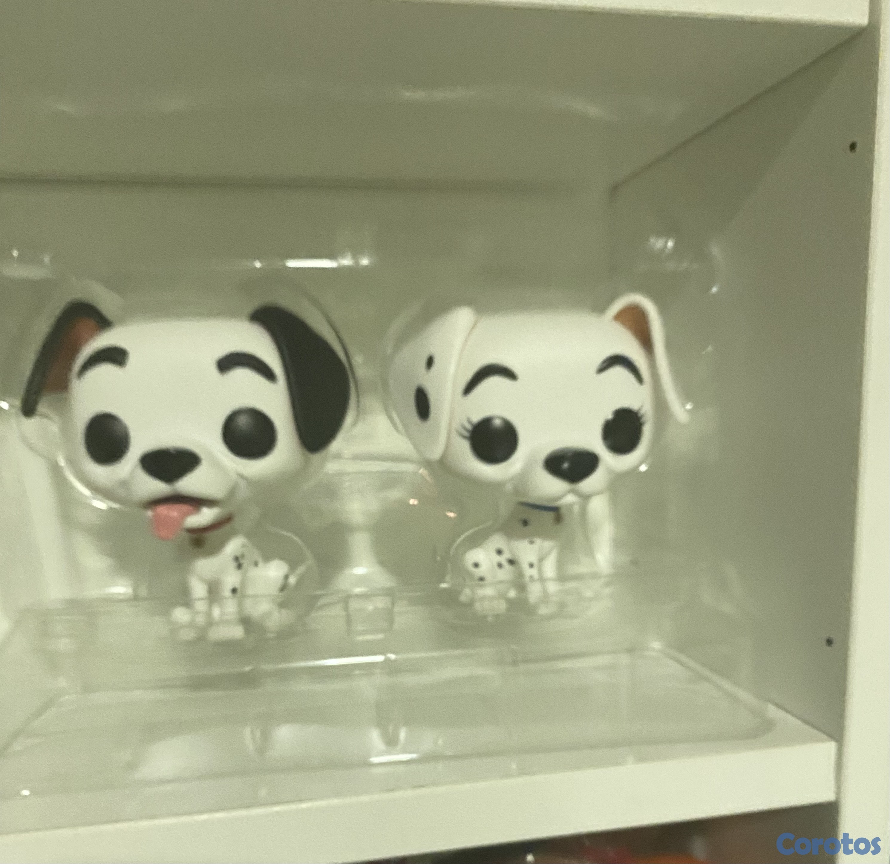 hobby y coleccion - Figuras Pongo y Perdita - 101 Dalmatas 2