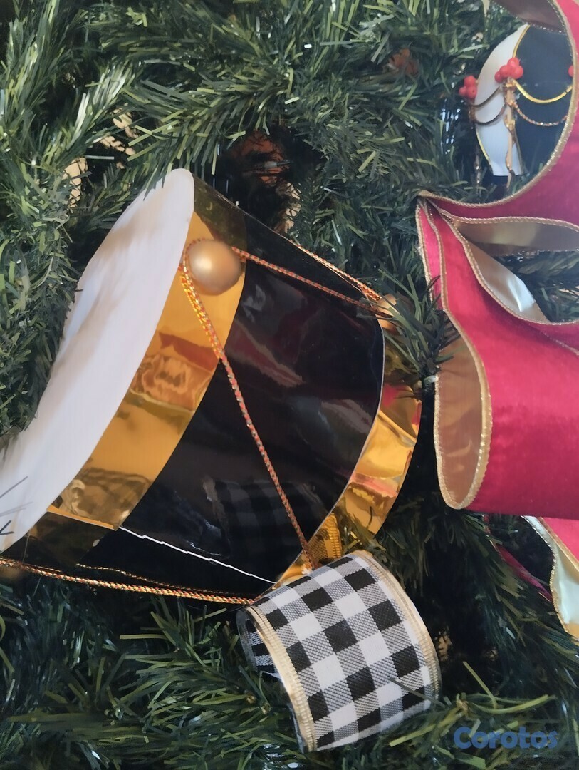 decoración y accesorios - Árbol de navidad de 7 pies con adornos incluidos  7