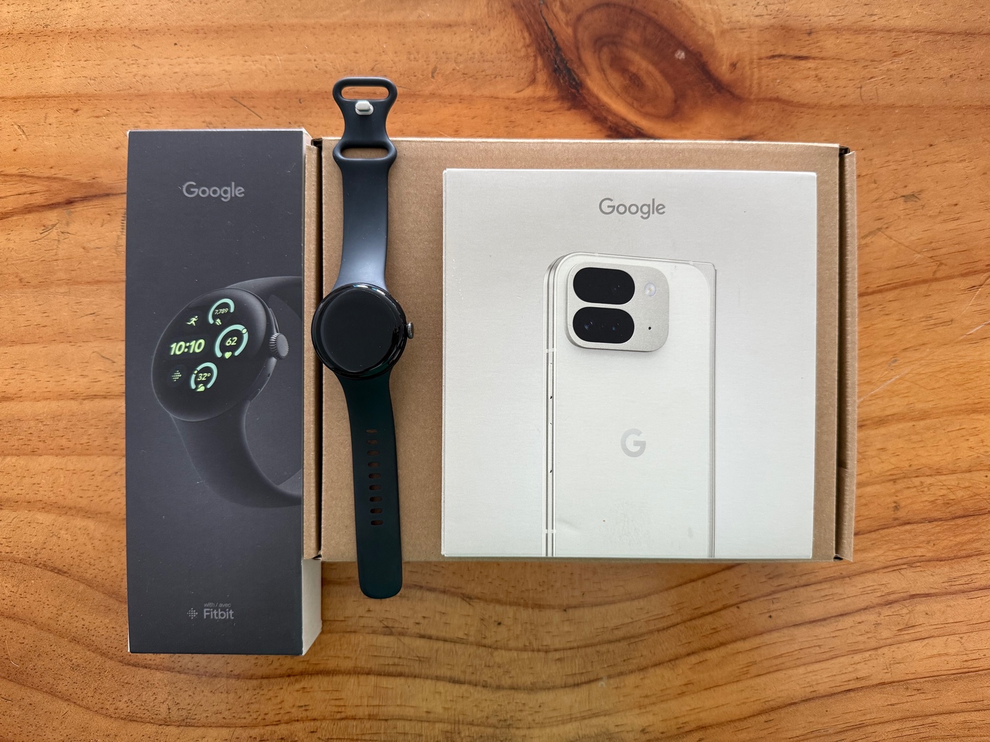 celulares y tabletas - Pixel 9 Pro Fold (512 gb) + Pixel Watch 3 LTE 4