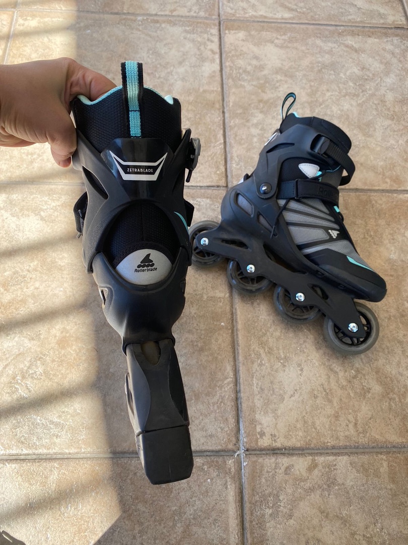 Artículos Deportivos - Vendo como nuevos Patines Rollerblade Zetrablade size 9 6