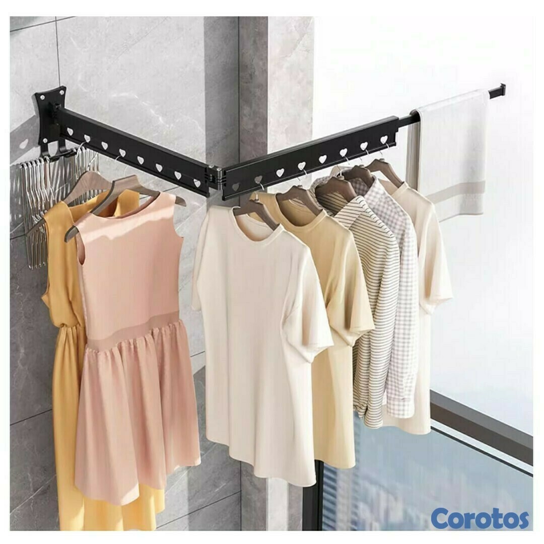 herramientas, jardines y exterior - GANCHO DE PERCHA FLEXIBLE - CLOTHES HANGER 2 BRAZOS GL-146 5