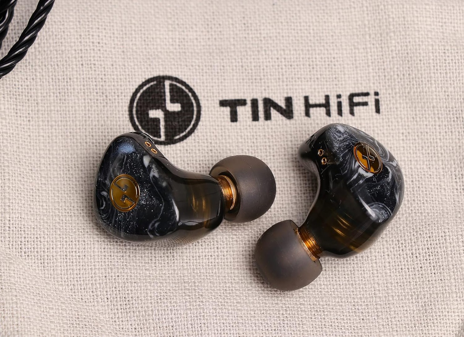 camaras y audio - TinHifi T3 Plus In Ear Monitor IEM 1DD 10mm cable desmontable 2 pines 0.78mm 4