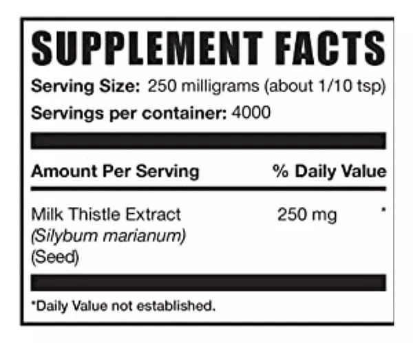 Salud y Equipamiento Médico - Milk Thistle Polvo Bulk supplement - Kg 2