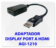computadoras y laptops - ADAPTADOR DISPLAYPORT A HDMI 