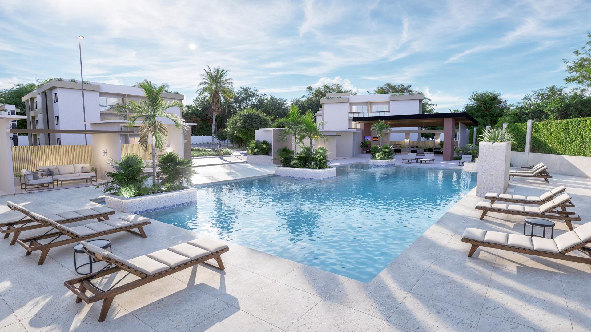 apartamentos - PROYECTO DE APARTAMENTOS EN PUNTA CANA BAVARO.