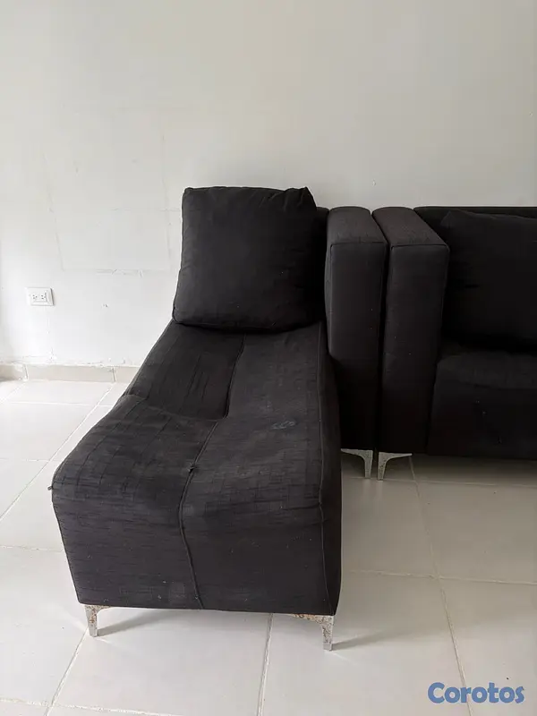 muebles y colchones - mueble mini L con almohadas  2