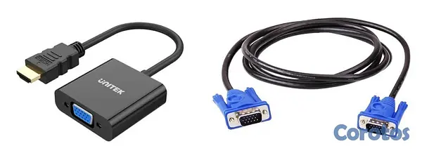 computadoras y laptops - 🔌 Adaptador HDMI a VGA + Cable VGA incluido (¡Solu 3