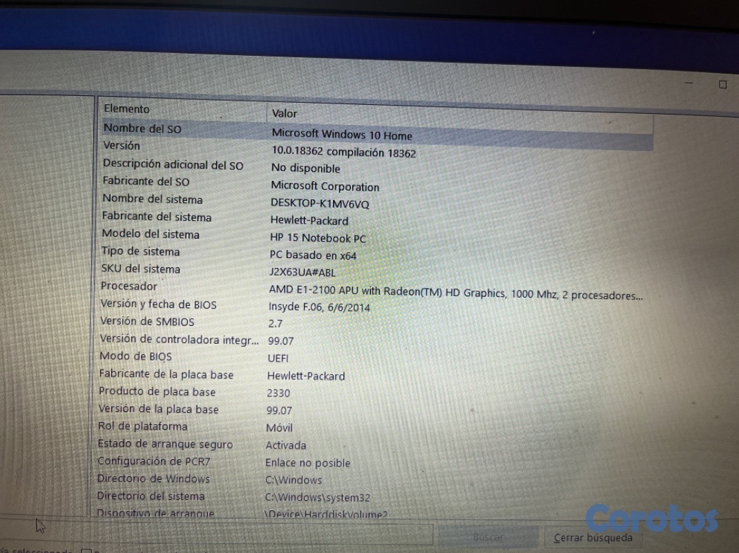 computadoras y laptops - 💻 Laptop HP 15 con procesador AMD E1-2100 — ideal para uso básico o repuestos 2