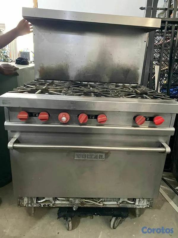 cocina - Estufa industrial de 6 hornillas importada  3