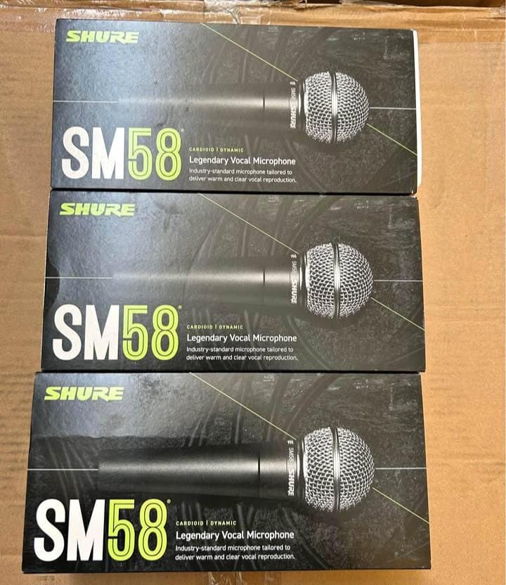 otros electronicos - Micrófonos Shure SM58 nuevos🔥 Contamos concualquiermicrófonoShure paravoz





