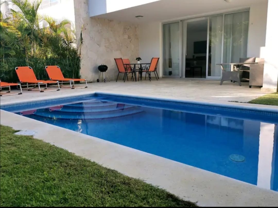 casas vacacionales y villas - Villa amueblada en Playa Nueva Romana