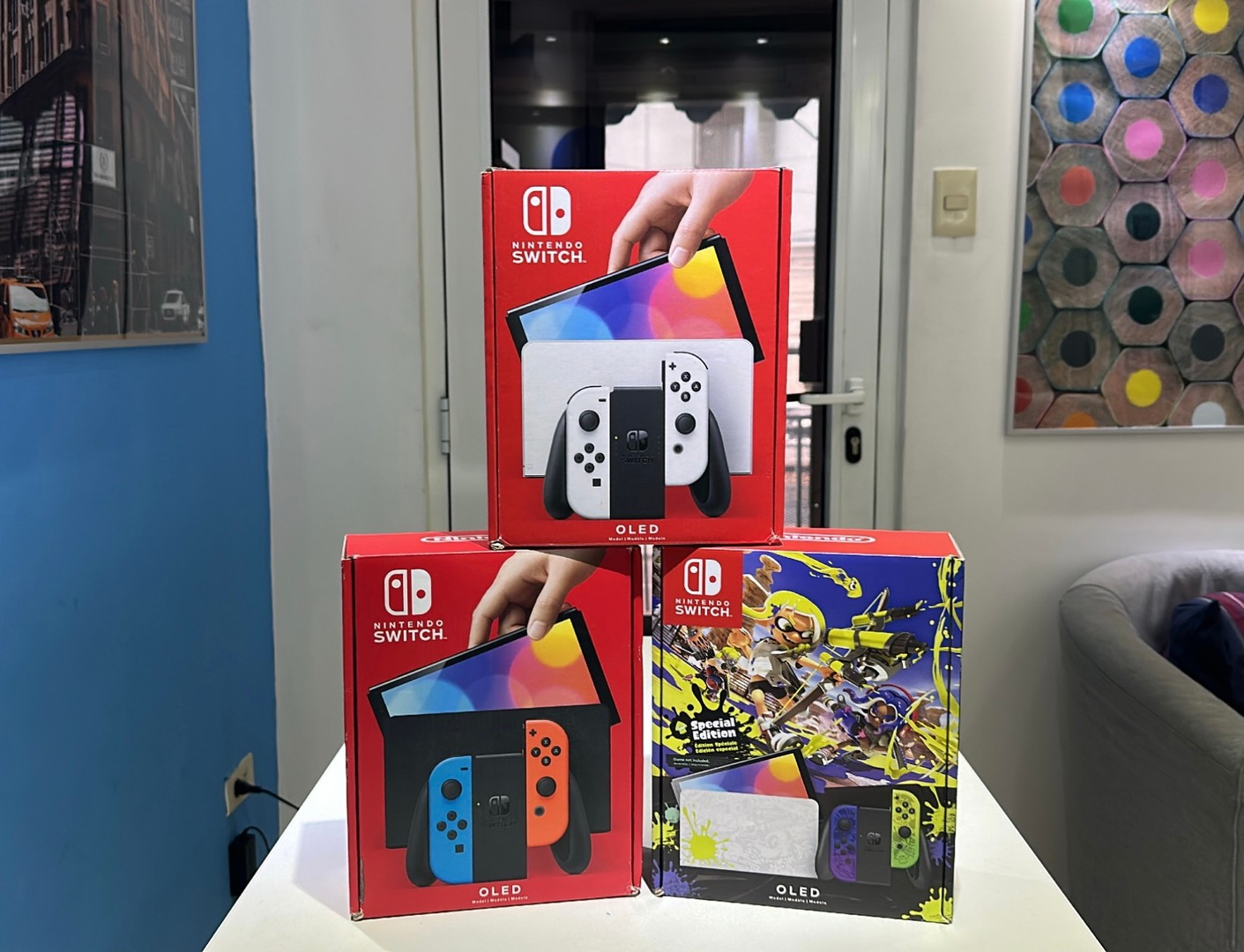 consolas y videojuegos - Vendo Nintendo Switch OLED Nuevos Sellados , Garantía , RD$ 19,400 NEG