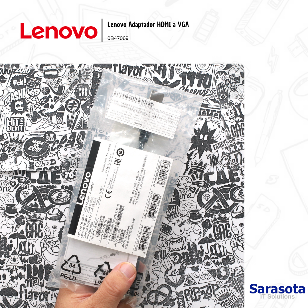 accesorios para electronica - Lenovo Adaptador HDMI a VGA 0B47069  2