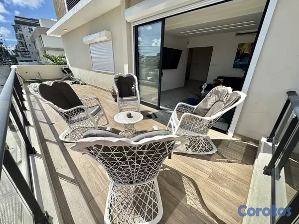 apartamentos - Apartamento 2do piso con terraza en los prados  7