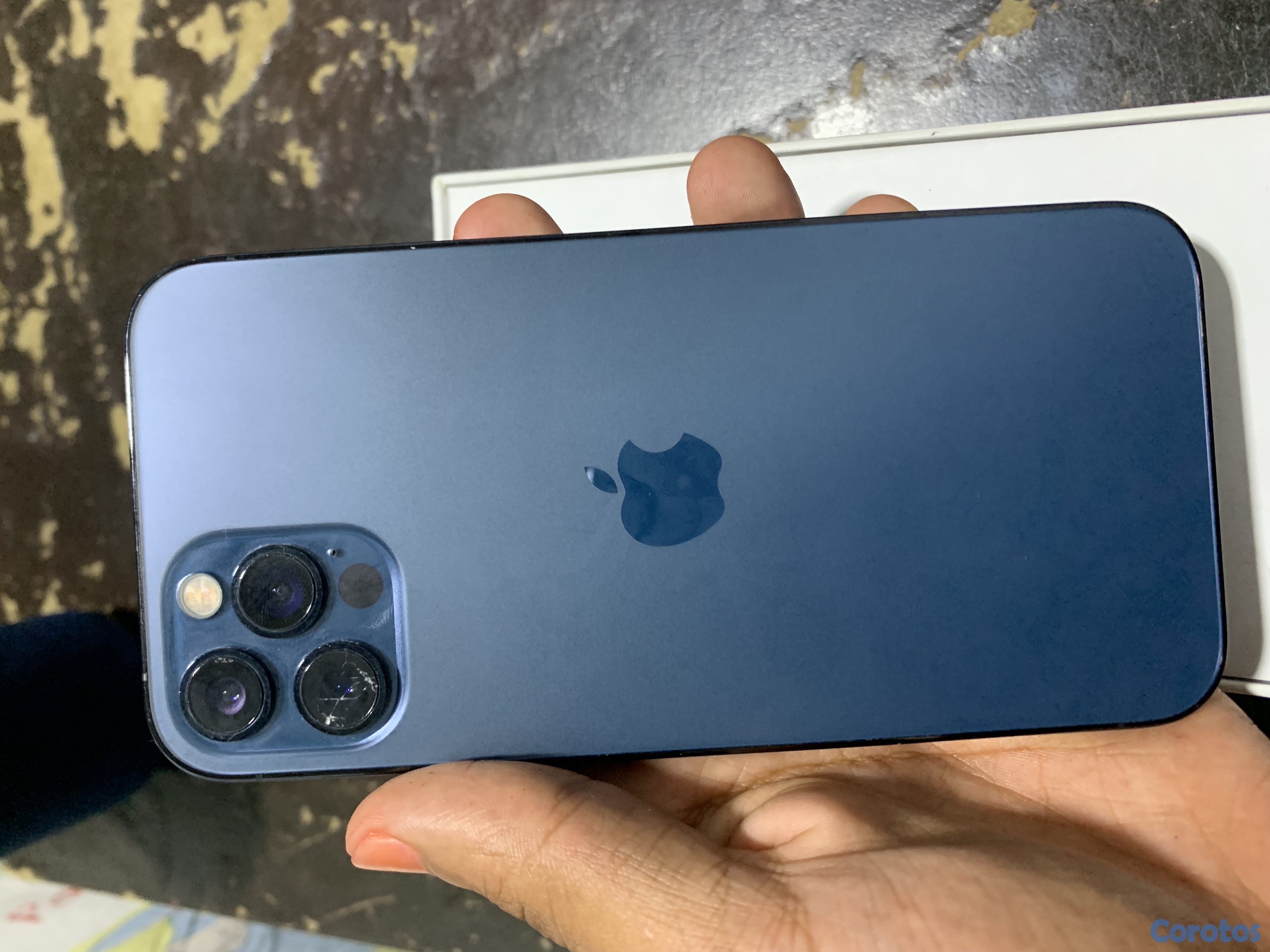 celulares y tabletas - iPhone 12 Pro bypass, todo clean nada cambiado solo que es bypass no coje chip  5