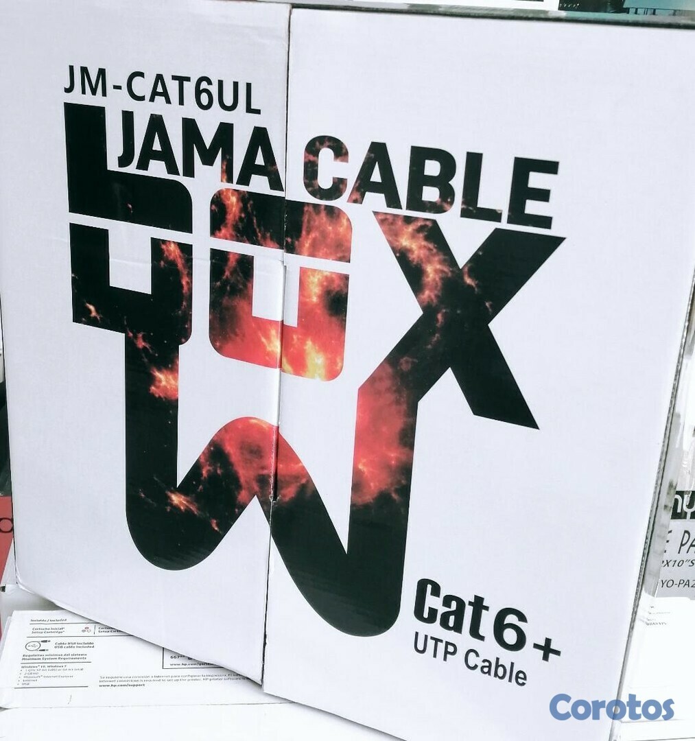 computadoras y laptops - CABLE DE RED UTP  CAT6e 1000 PIES  2