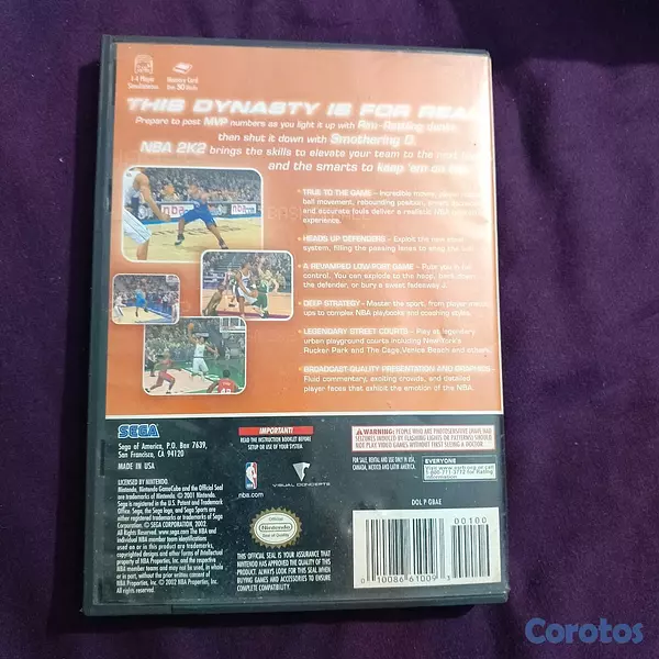 consolas y videojuegos - NBA 2K2 GameCube 2