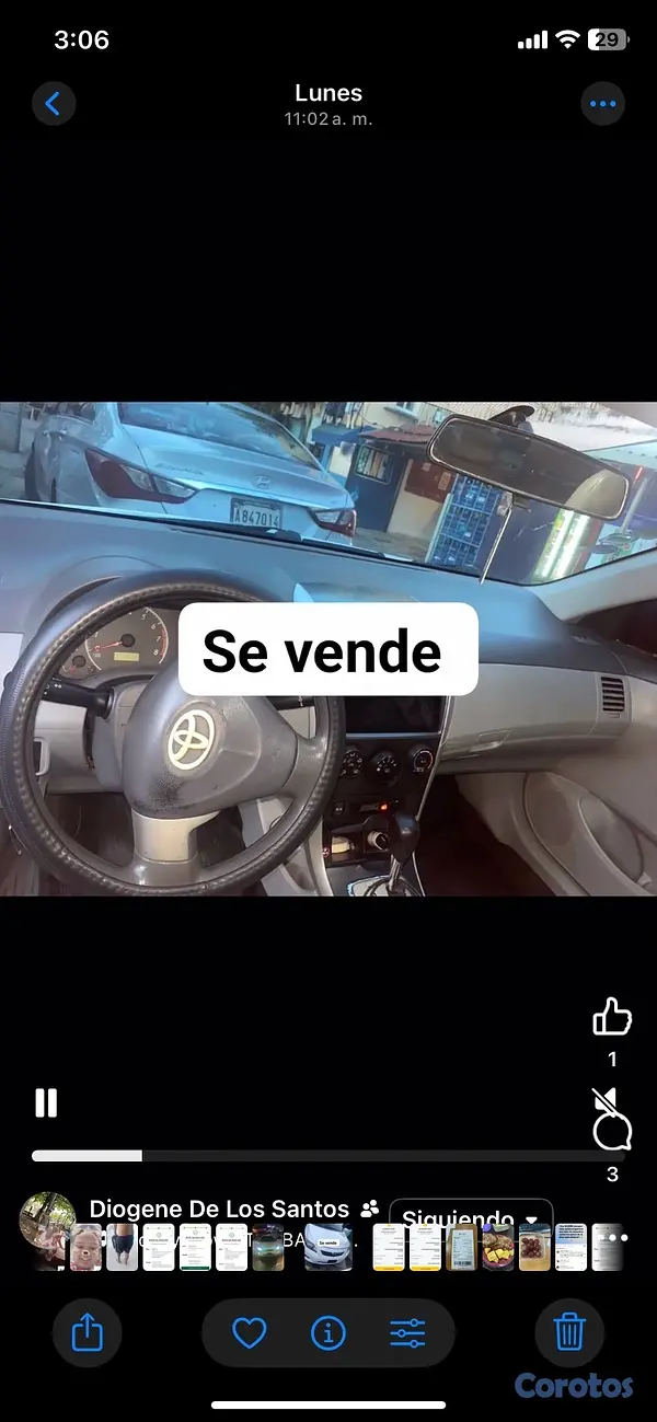 carros - Venta carro Toyota corolla 3