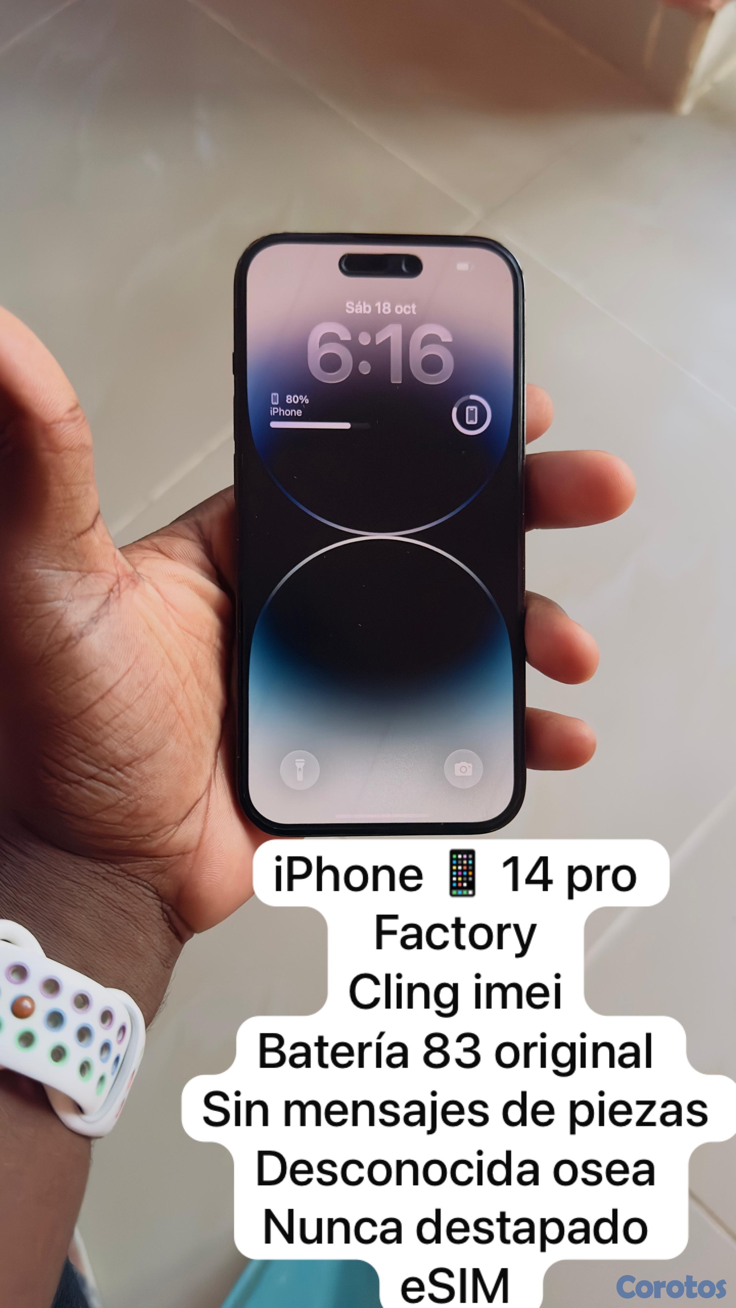 celulares y tabletas - iPhone 14 Pro todo original  1