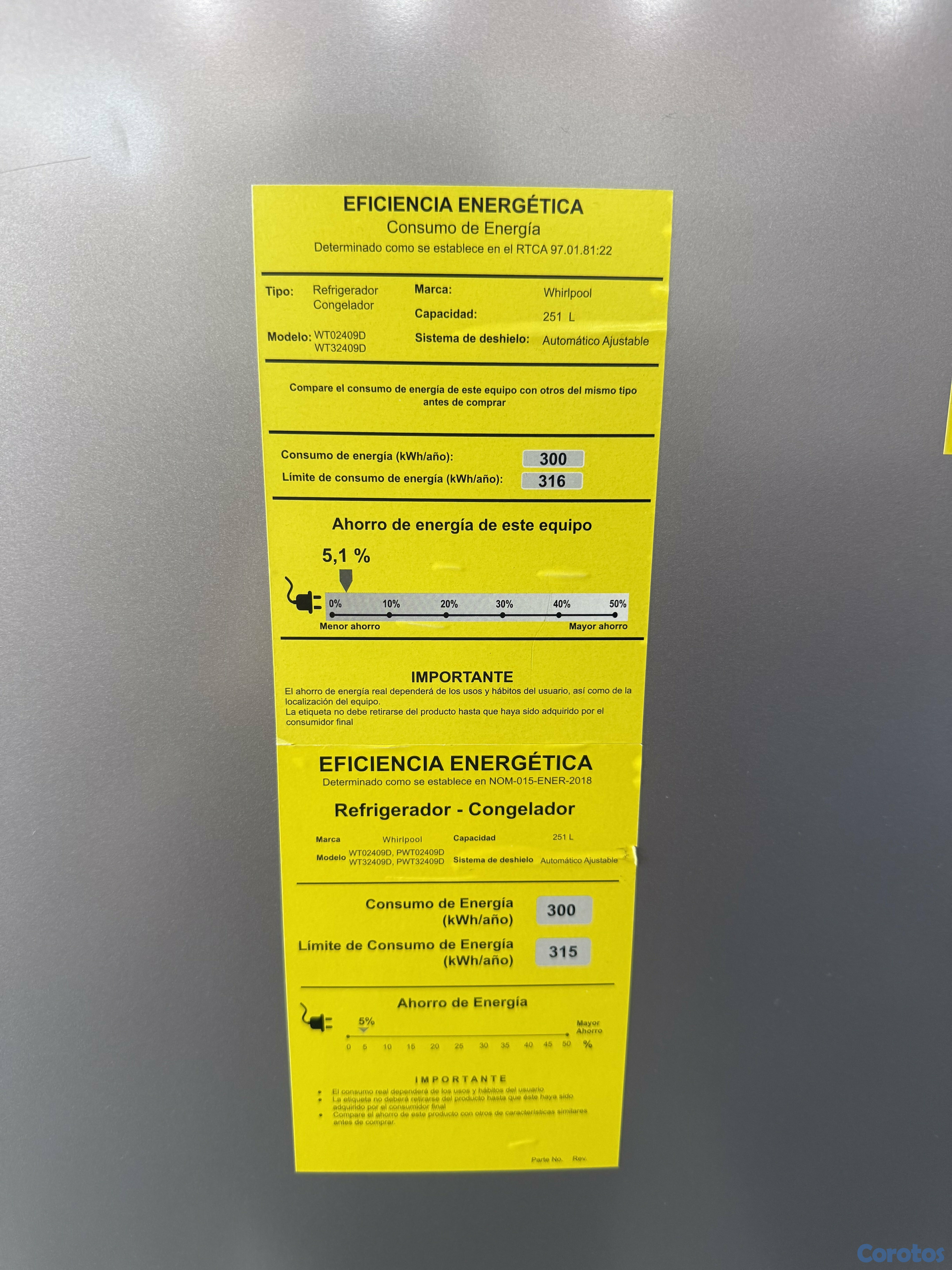 electrodomesticos - Nevera Whirlpool Pequeña Nueva 3