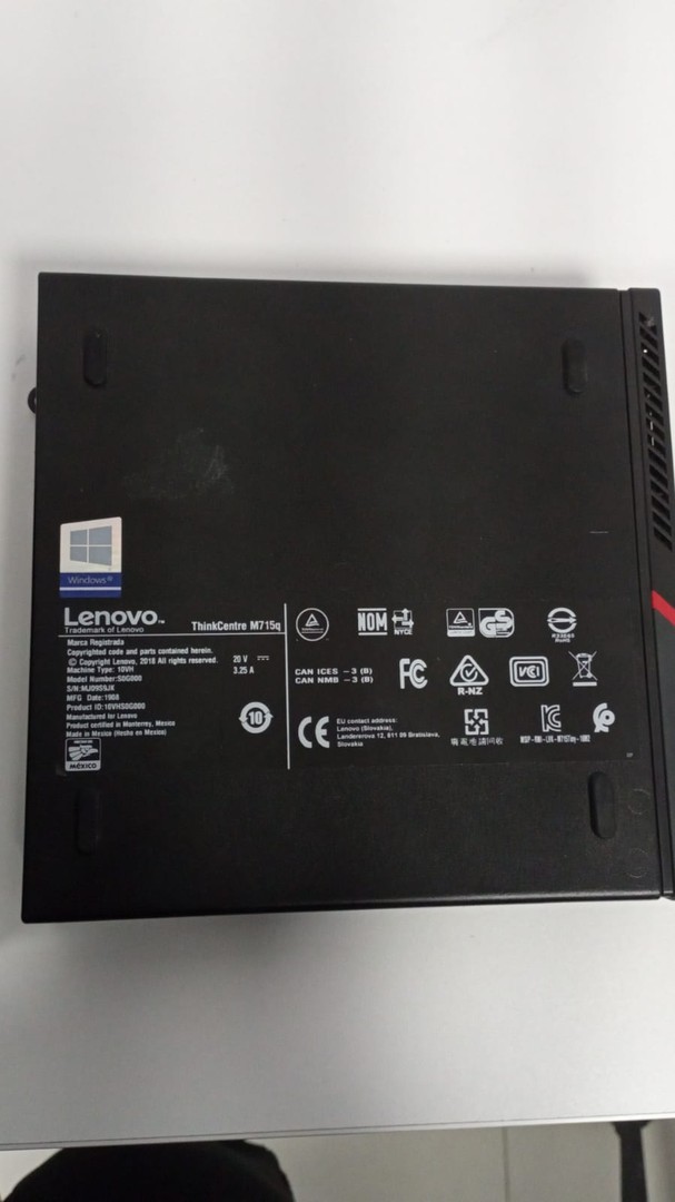 computadoras y laptops - Cpu Lenovo Thinkcentre M715Q 2