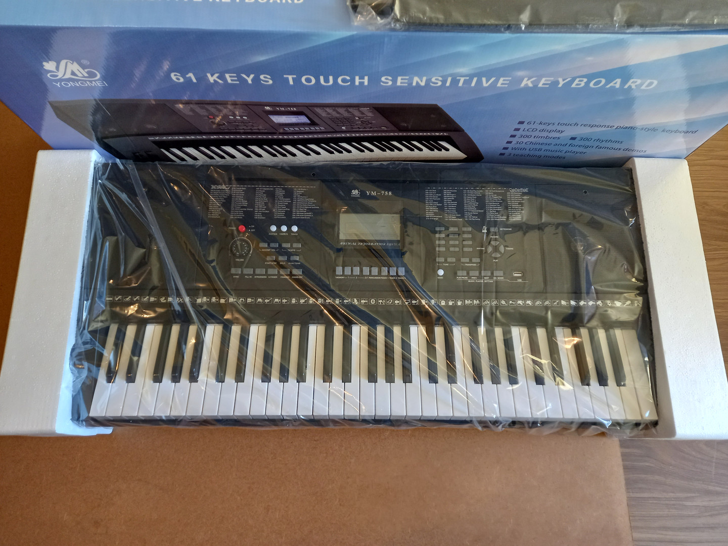 instrumentos musicales - NUEVO PIANO SENSIBLE 300 SONIDOS USB MIDI DOBLE PITCH BEND !!!