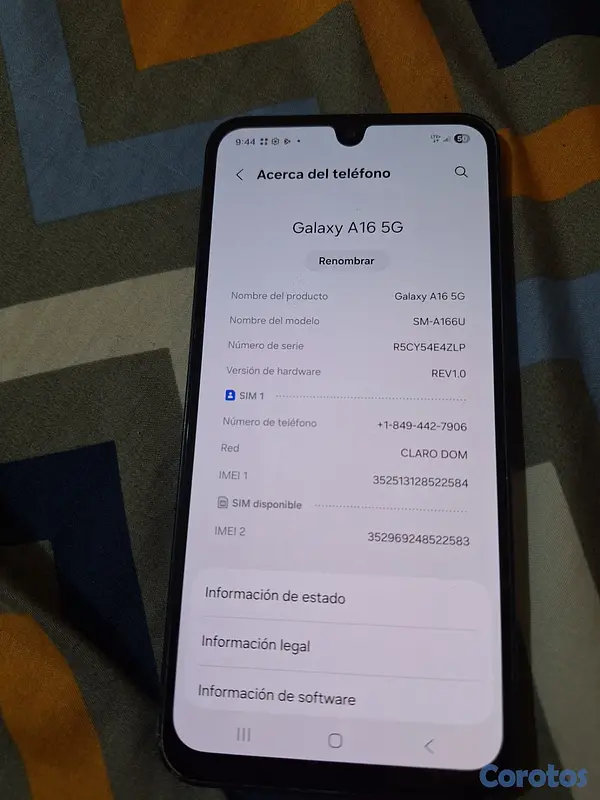 celulares y tabletas - A16 5G 128 Gg a prueba de agua 4